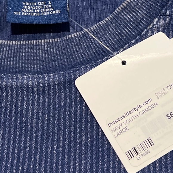 Seaside Style Youth Swearshirt - Picture 2 of 3